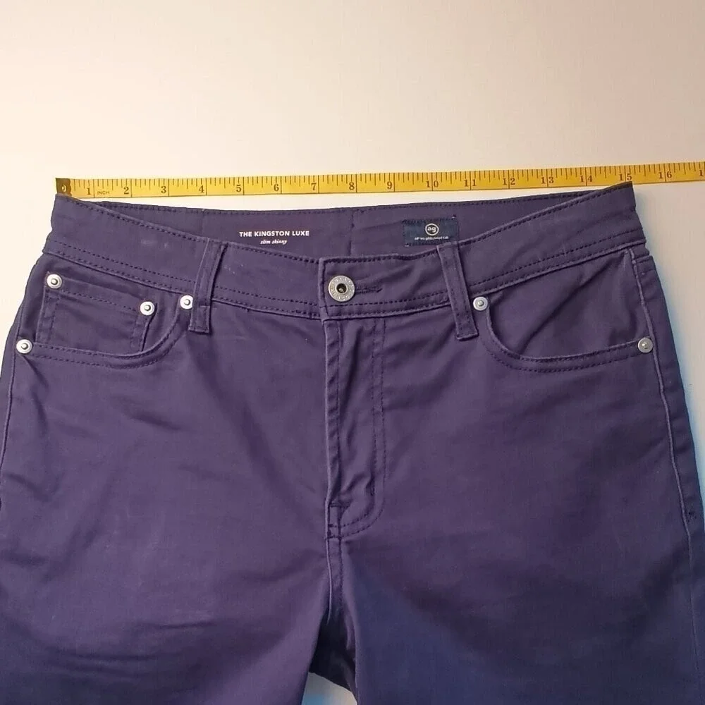 AG Adriano Goldschmied Kids Kingston Luxe Slim Skinny Jeans Purple Size 18